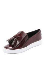 Michael Kors Collection Vesey Fringe Slip On Sneakers