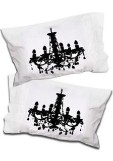 Chandelier Pillowcases  Mod Retro Vintage Decor Accessories