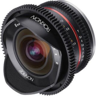 Rokinon 8mm T3.1 Cine UMC Fisheye II Lens for Canon CV8MBK31 M