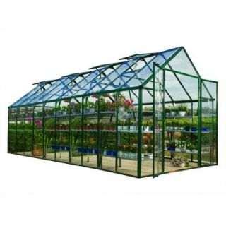 Palram Snap and Grow 8 ft. x 20 ft. Green Polycarbonate Greenhouse 701707