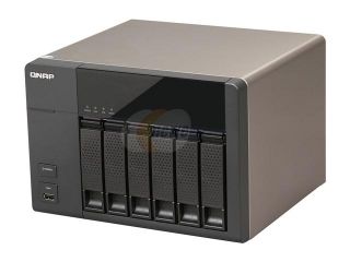 Open Box QNAP TS 669L US Diskless System High performance 6 bay NAS Server for SMBs
