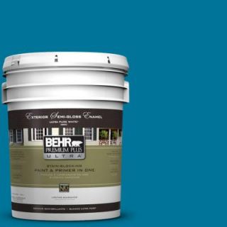 BEHR Premium Plus Ultra 5 gal. #P490 7 Mayan Treasure Semi Gloss Enamel Exterior Paint 585305