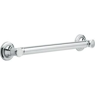 Delta Traditional Decorative ADA 18 in. x 1.25 in. Grab Bar in Chrome 41618