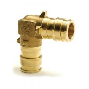 Uponor Wirsbo LF4710750 PEX Fitting for Heating and Plumbing Brass Elbow Fitting, 3/4" x 3/4" PEX   Lead Free