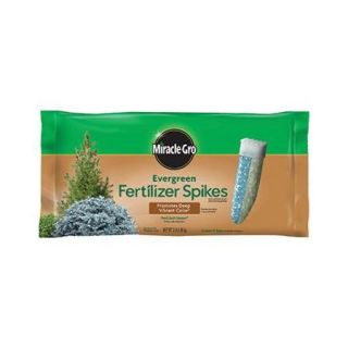 Miracle Gro Evergreen Fertilizer Spikes, 3 lbs, 12 Pack