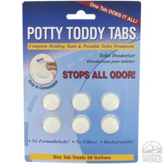 Potty Toddy Tabs   Pkg. of 6   Valterra Q5000VP   Sewer Deodorizers & Treatment
