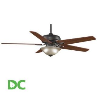 Keistone 60" Ceiling Fan with Light in Bronze Accent