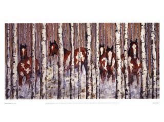 Among the Aspens Poster Print by John Saunders (17 x 9)