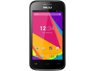 Refurbished Blu Dash JR 4.0 K D143K 512 MB 2G Black Unlocked GSM Dual SIM Android Cell Phone Refurbished 4.0" 256 MB RAM