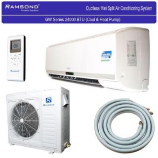 Ramsond 24,000 BTU 2 Ton Ductless Mini Split Air Conditioner and Heat Pump   220V/60Hz 74GW2