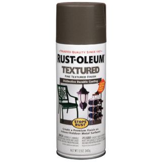Rustoleum 12 Oz Bronze Stops Rust Textured Enamel Spray Paint 7226 830