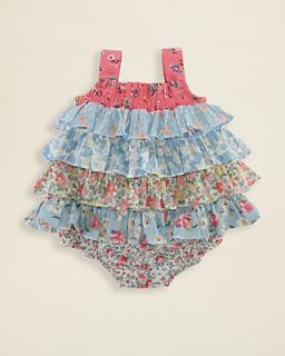 Ralph Lauren Childrenswear Infant Girls' Tiered Bubble Dress   Sizes 9 24 Months