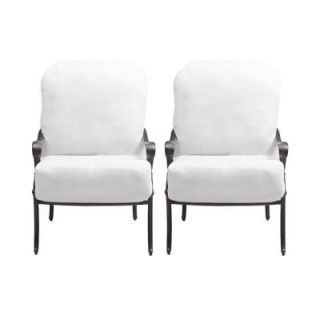 Hampton Bay Edington 2013 Patio Lounge Chair with Cushion Insert (2 Pack) (Slipcovers Sold Separately) 131 012 LC2 NF