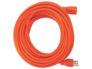 Coleman Cable 518 10 Gauge 3 Conductor SJTW Outdoor Extension Cord Orange
