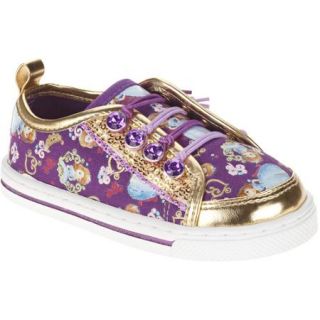 Sofia The First Toddler Girl's Canvas Lace Up Sneaker