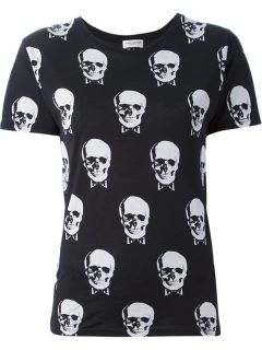 Saint Laurent Skull Print T shirt