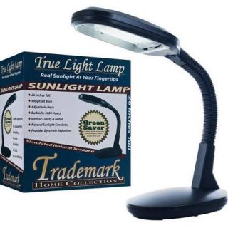 Lavish Home Deluxe Black Sunlight Desk Lamp
