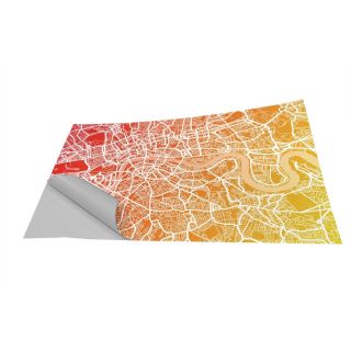 London England Street Map Wall Mural by Americanflat