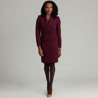 Tahari Womens Raisin Purple Skirt Suit  ™ Shopping   Top