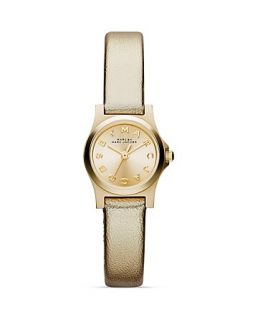 MARC BY MARC JACOBS Henry Strap Dinky Gold Tone Watch, 20.8mm