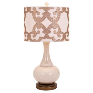 Aurora Table Lamp   Antique Gold/White (29)
