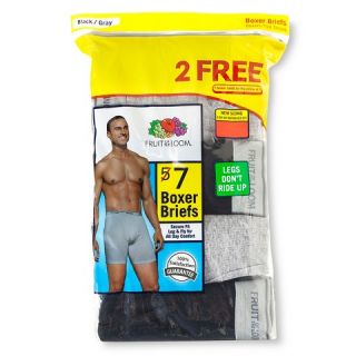 Fruit Of The Loom   Mens Boxer Briefs Multi Colored