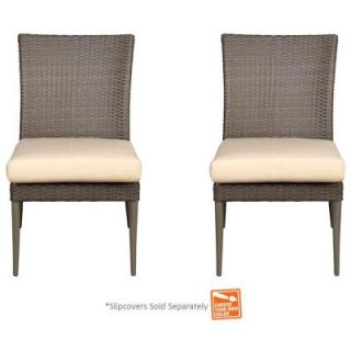 Hampton Bay Posada Patio Dining Chair with Cushion Insert (2 Pack) (Slipcovers Sold Separately) 153 120 SCHR PR NF