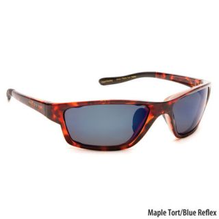 Native Eyewear Versa Sunglasses   Maple Tortoise Frame with Blue Reflex Lens