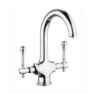 GROHE Bridgeford 2 Handle Bar Faucet in StarLight Chrome 31 055 000