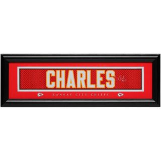 Jamaal Charles Kansas City Chiefs 8 x 24 Framed Signature Player Print