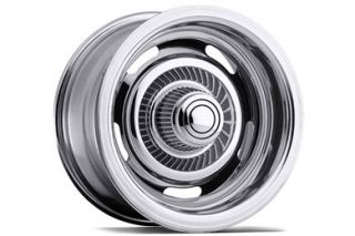 Vision 57 5783   6 x 139.7mm Single Bolt Pattern Chrome 15" x 7" 57 Chrome Rally Wheels   Steel Wheels & Rims