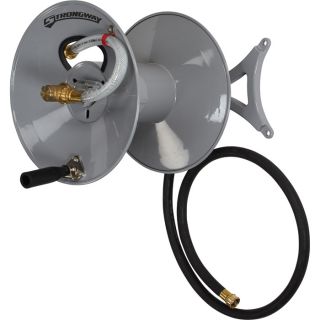 Strongway Parallel or Perpendicular Wall-Mount Garden Hose Reel — Holds 150ft. x 5/8in. Hose  Garden Hose Reels