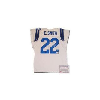All About Autographs AAA 75434 Emmitt Smith Dallas Cowboys NFL Hand Signed Authentic Style Home White Football Jersey