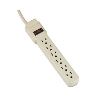 Six Outlet Power Strip, 4 Foot Cord