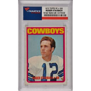 Roger Staubach Dallas Cowboys 1972 Topps Rookie #200 Card