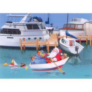 Kersten Brothers Personalized Rowing Santa Christmas Cards