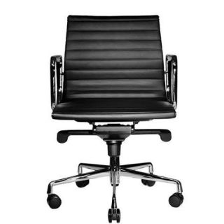 Wobi Office Reed Low Back Leather Chair