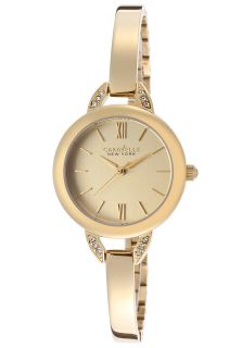 Women's New York Gold Tone Dial Gold Tone Ion Plated Stainless Steel