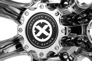 American Racing ATX Series AX18966087694N   8" x 170mm Single Bolt Pattern Textured Black 16" x 6" AX189 Ledge Dually Wheels   Alloy Wheels & Rims