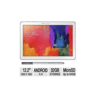 Samsung Galaxy Note Pro   12.2" (2560 x 1600) TFT LCD Display, Android 4.4 KitKat, 32GB Storage,  8MP Rear/2MP Front Cam
