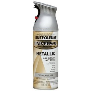 Rust oleum 12 oz. Titanium Silver Spray Paint Model# 245220