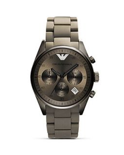 Emporio Armani Men's Sport Watch with Silicone Bracelet, 43 mm