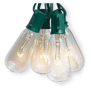 Sylvania Christmas String Light Set, Edison Bulb, Clear, 10 Ct. Model# V51587