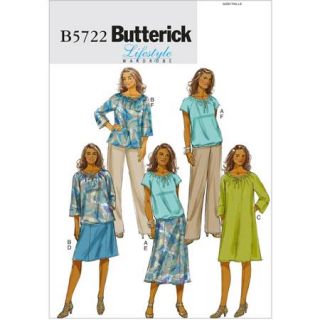 Butterick Pattern Women's Top, Dress, Skirt and Pants, RR (18W, 20W, 22W, 24W)