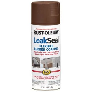 Rust oleum LeakSeal Spray Coating, Brown, 12 oz. Model# 267976