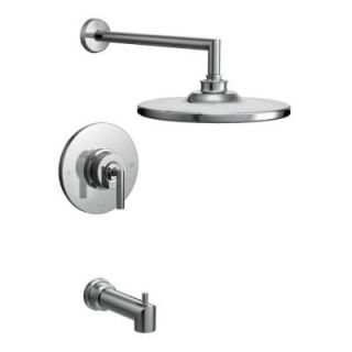 MOEN Arris Posi Temp Single Handle 1 Spray Eco Performance Tub and Shower Faucet Trim Kit in Chrome (Valve Sold Separately) TS22003EP