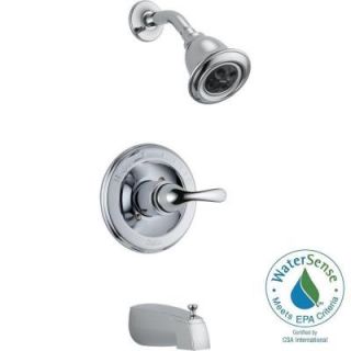 Delta Classic 1 Handle Thermostatic Tub and Shower Faucet Trim Kit in Chrome (Valve Not Included) T13420 H2OT