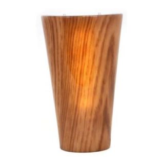 It's Exciting Lighting Vivid Series Cherrywood Style Indoor/Outdoor Battery Operated 5 LED Wall Sconce IEL 2617G