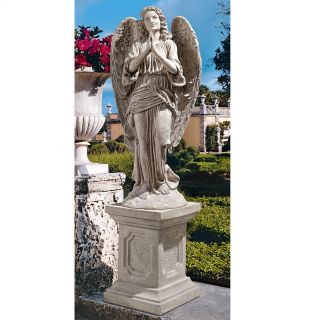 Design Toscano Grand Basilica Praying Angel Garden Statue