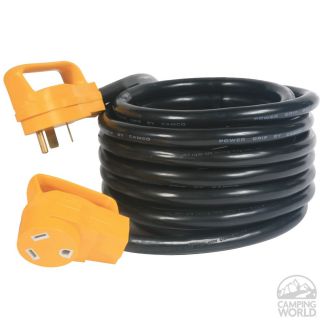 Power Grip Heavy Duty 30A Extension Cord   25 ft.   Camco 55191   Electrical Cords